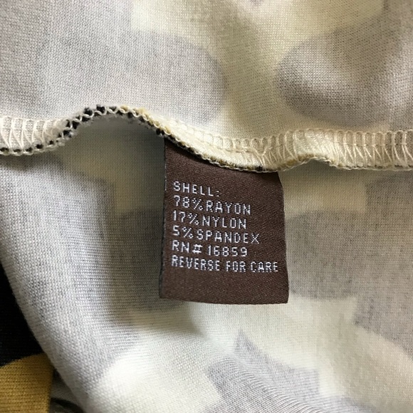 J. McLaughlin Black Gold Sleeveless Dress - Picture 5 of 5